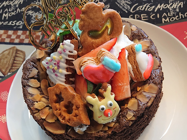 チョコレートアーモンドケーキ